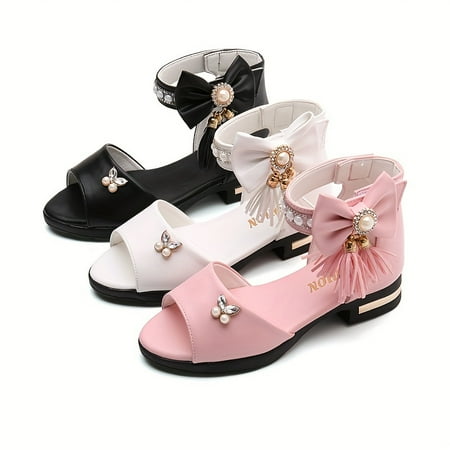 Trendy Cute Bowknot Open Toe Sandals For Girls Breathable Lightweight Sandals For Vacation Party Summer
Trendy Cute Bowknot Open Toe Sandals For Girls Breathable Lightweight Sandals For Vacation Party Summer