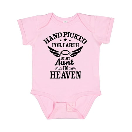 Inktastic Handpicked for Earth by My Aunt in Heaven with Angel Wings Gift Baby Boy or Baby Girl Bodysuit
Inktastic Handpicked for Earth by My Aunt in Heaven with Angel Wings Gift Baby Boy or Baby Girl Bodysuit