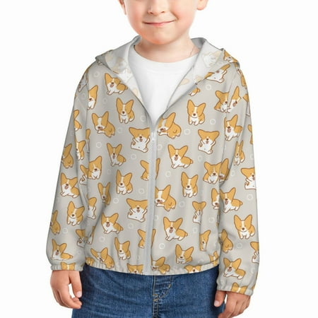 Sun Hoodie for Kids Corgi Dog Long Sleeve Swim Fishing Shirts Sun Protection Zip Up Jacket Clothing Athletic Hoodie
Sun Hoodie for Kids Corgi Dog Long Sleeve Swim Fishing Shirts Sun Protection Zip Up Jacket Clothing Athletic Hoodie
