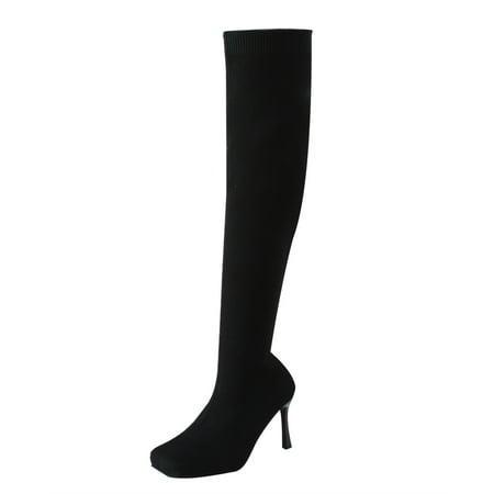 PMUYBHF Women Knee High Boots Autumn And Winter Fashion Thin Heel Solid Color Comfortable Square Toe Elastic Knitting Slip On 46.98
PMUYBHF Women Knee High Boots Autumn And Winter Fashion Thin Heel Solid Color Comfortable Square Toe Elastic Knitting Slip On 46.98