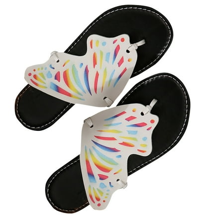 Women Cute Butterfly Flat Flip Flops Boho Summer Party Beach Slip On Slippers Nonslip Comfy Thong Sandals for Outdoor
Women Cute Butterfly Flat Flip Flops Boho Summer Party Beach Slip On Slippers Nonslip Comfy Thong Sandals for Outdoor