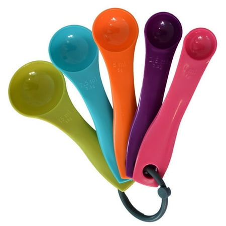 BAMILL 5-Piece Measuring Spoons Baking Tools with Graduated Spice Spoons