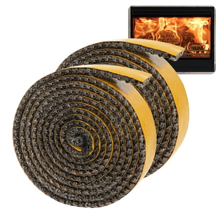 Trayknick Fireplace Tape Seal Rope Gasket - High Temperature Resistant Self Adhesive Smoke Leakage Prevention 1 Roll
Trayknick Fireplace Tape Seal Rope Gasket - High Temperature Resistant Self Adhesive Smoke Leakage Prevention 1 Roll