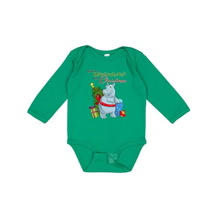 Inktastic I Want a Hippopotamus for Christmas Gift Baby Boy or Baby Girl Long Sleeve Bodysuit
Inktastic I Want a Hippopotamus for Christmas Gift Baby Boy or Baby Girl Long Sleeve Bodysuit