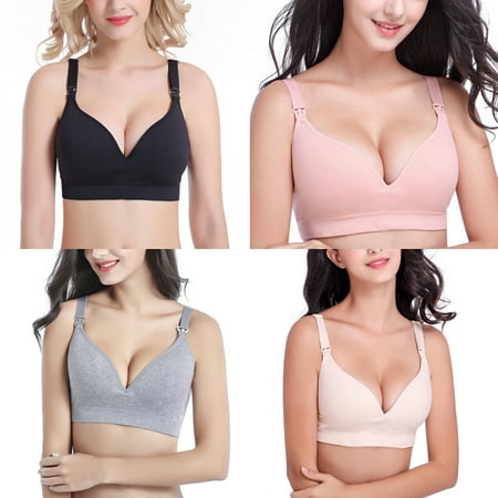 4pcs Maternity Nursing Bra Top Buckle Bra Pregnant Bra Breastfeeding Underwear Seamless Bra Full Coverage Bra
4pcs Maternity Nursing Bra Top Buckle Bra Pregnant Bra Breastfeeding Underwear Seamless Bra Full Coverage Bra