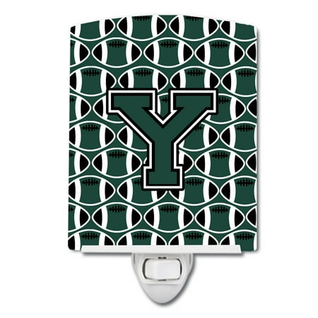 Caroline s Treasures CJ1071-YCNL Letter Y Football Green and White Ceramic Night Light 6x4x3 multicolor
Caroline s Treasures CJ1071-YCNL Letter Y Football Green and White Ceramic Night Light 6x4x3 multicolor