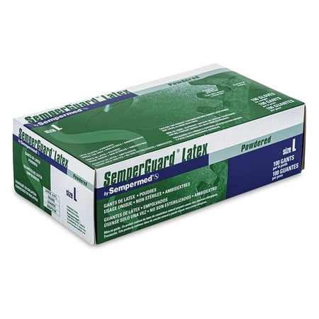 Glove Pack - Medium Latex Powdered Pkg of 100