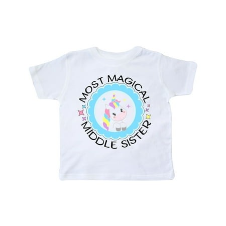 Inktastic Most Magical Middle Sister- cute unicorn badge Gift Toddler Toddler Girl T-Shirt
Inktastic Most Magical Middle Sister- cute unicorn badge Gift Toddler Toddler Girl T-Shirt
