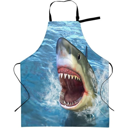 Shark Jumping Home Aprons 2 Pockets 33 ×28 for Men Women Ocean Sea Waterproof Kitchen Cooking Bib
Shark Jumping Home Aprons 2 Pockets 33 ×28 for Men Women Ocean Sea Waterproof Kitchen Cooking Bib