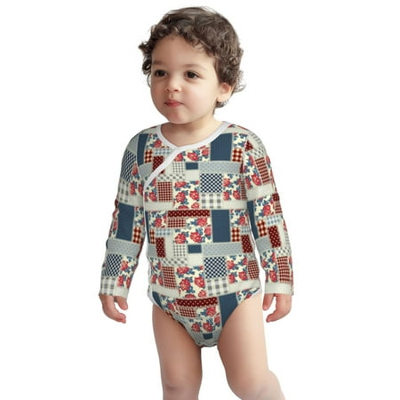 Fotbe Patchwork In Country Style Pattern Unisex-baby Long-sleeve Bodysuit Long Sleeve Bodysuits One-piece 100% Organic Cotton for Infant Baby Boys Unisex-12 Months
Fotbe Patchwork In Country Style Pattern Unisex-baby Long-sleeve Bodysuit Long Sleeve Bodysuits One-piece 100% Organic Cotton for Infant Baby Boys Unisex-12 Months