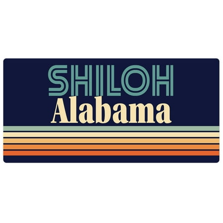 Shiloh Alabama 5 x 2.5-Inch Fridge Magnet Retro Design