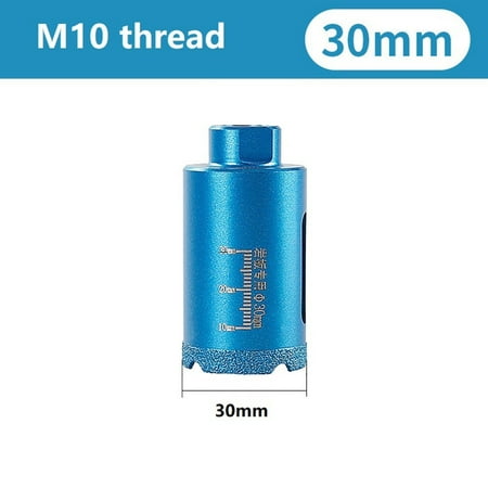 BUYISI 1PC M10 Thread Dry Vacuum Brazed Diamond Drilling Core Bit Ceramic Tile Hole Saw 30mm
BUYISI 1PC M10 Thread Dry Vacuum Brazed Diamond Drilling Core Bit Ceramic Tile Hole Saw 30mm