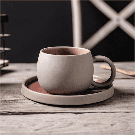 GZHOUFDXINX Retro Creative Design Vintage Ceramic Coffee Cups and Saucers Set - Ideal for Afternoon Tea Breakfast Milk or Diner at Office - Beautiful B Color Palette
GZHOUFDXINX Retro Creative Design Vintage Ceramic Coffee Cups and Saucers Set - Ideal for Afternoon Tea Breakfast Milk or Diner at Office - Beautiful B Color Palette
