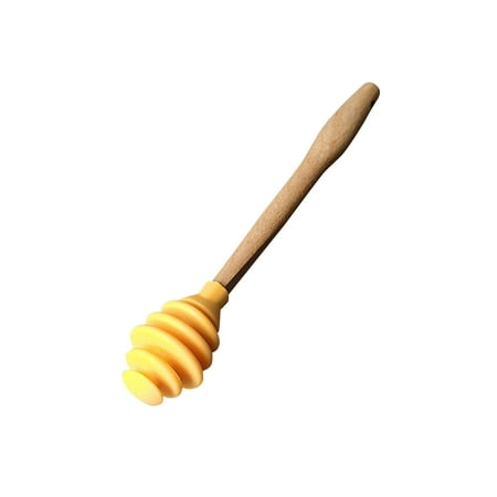 GIFZES Honey Dipper Long Handle Durable Silicone Sugar Mixing Stick