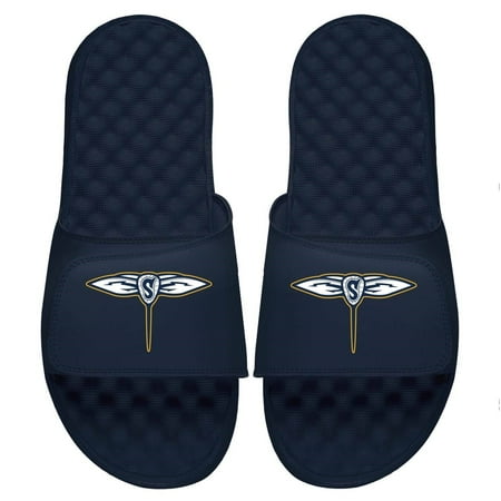 Men s ISlide Navy Georgia Swarm Primary Logo Slide Sandals