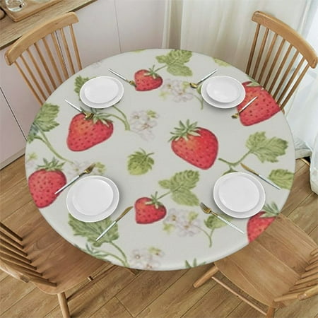 BANET Strawberry Round Tablecloth Spillproof Washable Polyester Table Cover for Kitchen Dining Party Home Decor 38 -42
BANET Strawberry Round Tablecloth Spillproof Washable Polyester Table Cover for Kitchen Dining Party Home Decor 38 -42