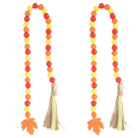 FRCOLOR 2pcs Wood Beading Tassel Pendant Thanksgiving Wooden Craft Wall Hanging Decor
FRCOLOR 2pcs Wood Beading Tassel Pendant Thanksgiving Wooden Craft Wall Hanging Decor