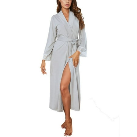 Luxsea Women s Robes Long Knit Kimono Bathrobe Lightweight Soft Knit Lace Edge Sleepwear V-neck Casual Home Wear Ladies Loungewear S-XXL
Luxsea Women s Robes Long Knit Kimono Bathrobe Lightweight Soft Knit Lace Edge Sleepwear V-neck Casual Home Wear Ladies Loungewear S-XXL