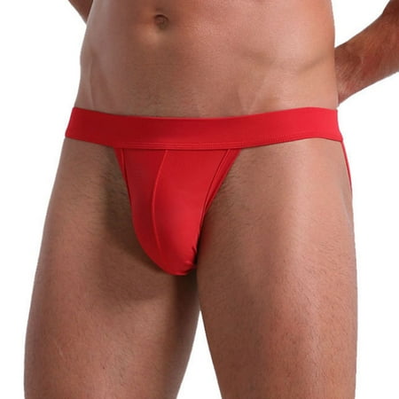 Puloru Men Double Straps Underwear Low-waist Buttocks Solid Ice Silk Male Thong
Puloru Men Double Straps Underwear Low-waist Buttocks Solid Ice Silk Male Thong