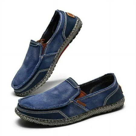 HOLEX 2024 Men s Casual Cloth Shoes Canvas Slip on Loafers Leisure Vintage Flat Boat Shoes
HOLEX 2024 Men s Casual Cloth Shoes Canvas Slip on Loafers Leisure Vintage Flat Boat Shoes