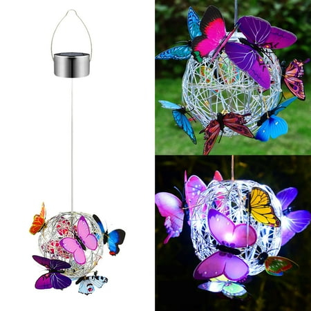 absuyy Butterfly Light Deals- Butterfly Pendant Outdoor Solar Light Mesh Round Ball Light Waterproof Outdoor Garden Decor Hanging Lamp
absuyy Butterfly Light Deals- Butterfly Pendant Outdoor Solar Light Mesh Round Ball Light Waterproof Outdoor Garden Decor Hanging Lamp