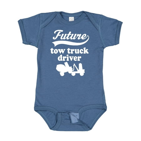 Inktastic Future Tow Truck Driver Childs Gift Gift Baby Boy Bodysuit