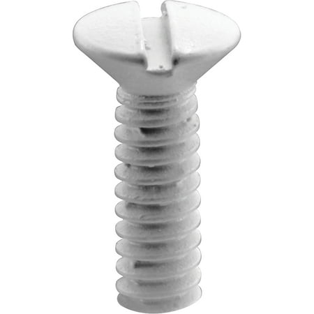 Prime-Line Products MP9191 Wall Plate Screws #6-32 x 1/2 in. Steel Construction White Oval Head Slotted Drive (Pack of 100)
Prime-Line Products MP9191 Wall Plate Screws #6-32 x 1/2 in. Steel Construction White Oval Head Slotted Drive (Pack of 100)