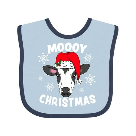 Inktastic Moooy Christmas with Cute Holstein Cow and Snowflakes Gift Baby Boy or Baby Girl Bib
Inktastic Moooy Christmas with Cute Holstein Cow and Snowflakes Gift Baby Boy or Baby Girl Bib