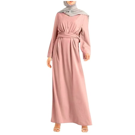 BallsFHK Solid Soft Loose Robe Breathable For Women s Long Sleeve Long Middle Dress Muslim Robe dresses for women 2023
BallsFHK Solid Soft Loose Robe Breathable For Women s Long Sleeve Long Middle Dress Muslim Robe dresses for women 2023