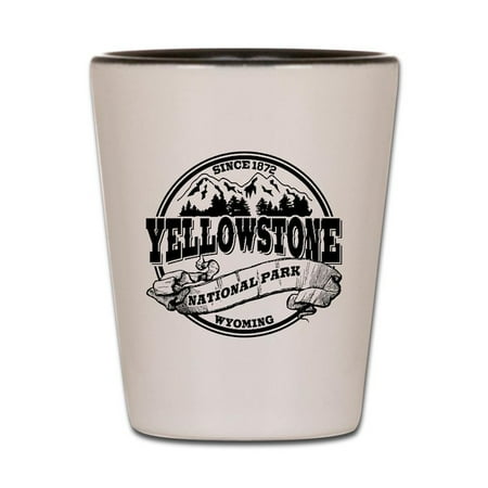 CafePress - Yellowstone Old Circle - White/Black Shot Glass Unique and Funny Shot Glass
CafePress - Yellowstone Old Circle - White/Black Shot Glass Unique and Funny Shot Glass