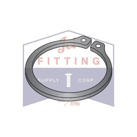 1.188 External Style Retaining Rings | Steel | Black Phosphate (Quantity: 500)