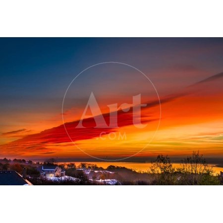Benbrook Lake Sunrise Print Wall Art By Dean Fikar