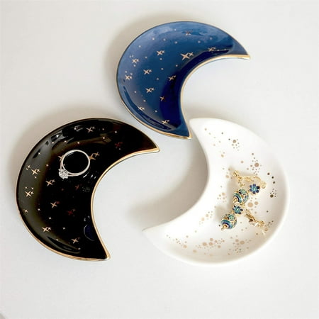 AQITTI Household Goods Small Moon Storage Tray Ceramic Storage Tray Simples and Compact Ceramics Home Decoration Household Tool
AQITTI Household Goods Small Moon Storage Tray Ceramic Storage Tray Simples and Compact Ceramics Home Decoration Household Tool
