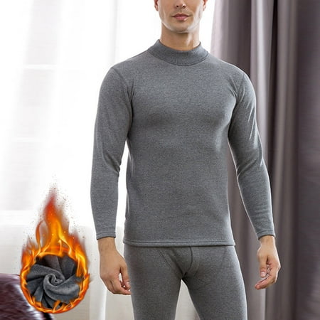 GXSR 2Pcs/Set Long Johns Thermal Underwear for Men Fleece Lined Base Layer Set for Cold Weather
GXSR 2Pcs/Set Long Johns Thermal Underwear for Men Fleece Lined Base Layer Set for Cold Weather