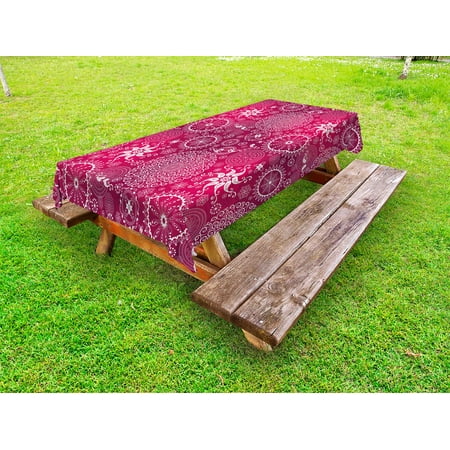 Purple Mandala Outdoor Tablecloth Bohemian Stylized Vintage Flower and Anatolian Turkish Featured Pattern Decorative Washable Fabric Picnic Tablecloth 58 X 104 Inches White Magenta by Ambesonne
Purple Mandala Outdoor Tablecloth Bohemian Stylized Vintage Flower and Anatolian Turkish Featured Pattern Decorative Washable Fabric Picnic Tablecloth 58 X 104 Inches White Magenta by Ambesonne