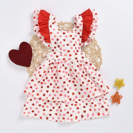 Huilaibazo Girls Dress Toddler Girls Fly Sleeve Valentine s Day Hearts Printed Backless Princess Dress Clothes
Huilaibazo Girls Dress Toddler Girls Fly Sleeve Valentine s Day Hearts Printed Backless Princess Dress Clothes