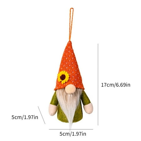 Harvest Season Faceless Gnome Doll with Lights Harvest Sunflower Hat Plush Doll Faceless Plush Doll Hanging Pendant for Tree Fireplace Window Decor
Harvest Season Faceless Gnome Doll with Lights Harvest Sunflower Hat Plush Doll Faceless Plush Doll Hanging Pendant for Tree Fireplace Window Decor