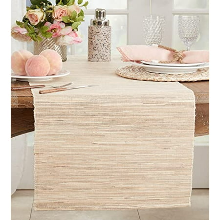 Fennco Styles Woven Chic Texture Water Hyacinth Table Runner 18 W X 72 L - Natural Table Cover for Home Décor Dining Table Banquets Holiday and Special Events
Fennco Styles Woven Chic Texture Water Hyacinth Table Runner 18 W X 72 L - Natural Table Cover for Home Décor Dining Table Banquets Holiday and Special Events