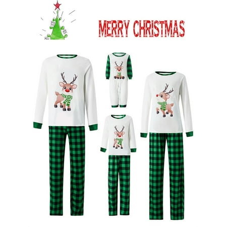 Licupiee Family Christmas Pjs Matching Sets Cartoon Deer Print Tops+Plaid Pants Set Jammies for Adults Kids Holiday Sleepwear Set
Licupiee Family Christmas Pjs Matching Sets Cartoon Deer Print Tops+Plaid Pants Set Jammies for Adults Kids Holiday Sleepwear Set