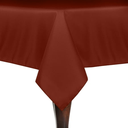 Ultimate Textile (5 Pack) 60 x 60-Inch Square Polyester Linen Tablecloth - for Wedding Restaurant or Banquet use Burnt Orange
Ultimate Textile (5 Pack) 60 x 60-Inch Square Polyester Linen Tablecloth - for Wedding Restaurant or Banquet use Burnt Orange