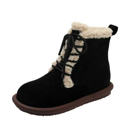fvwitlyh Snow Boots for Women Winter Boots Size Ladies Fashion Solid Color Suede Warm Plush Lace Up Flat Bottomed Casual Womens Snow Boots Size 8 Wide
fvwitlyh Snow Boots for Women Winter Boots Size Ladies Fashion Solid Color Suede Warm Plush Lace Up Flat Bottomed Casual Womens Snow Boots Size 8 Wide