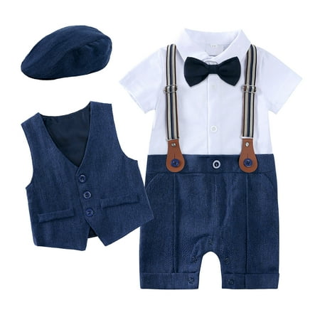 YDOJG Boy Clothes Outfit Set Toddler Sleeveless White Shirt Jumpsuit Vest Coats Child Kids Gentleman Set&Outfits For 9-12 Months
YDOJG Boy Clothes Outfit Set Toddler Sleeveless White Shirt Jumpsuit Vest Coats Child Kids Gentleman Set&Outfits For 9-12 Months