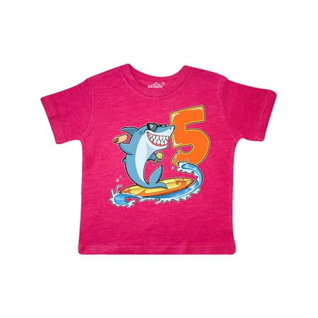 Inktastic Fifth Birthday Surfing Shark with Hot Dog and Ice Cream Gift Toddler Boy or Toddler Girl T-Shirt
Inktastic Fifth Birthday Surfing Shark with Hot Dog and Ice Cream Gift Toddler Boy or Toddler Girl T-Shirt