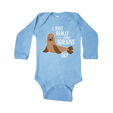Inktastic I just Really Like Sea Lions Ok Gift Baby Boy or Baby Girl Long Sleeve Bodysuit
Inktastic I just Really Like Sea Lions Ok Gift Baby Boy or Baby Girl Long Sleeve Bodysuit