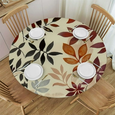 Palnkart Leaves Round Table Cover Stain Resistant Washable Indoor Outdoor Tablecloth Kitchen Dining Wedding Parties Waterproof Fabric 100% Polyester Fiber 46-50
Palnkart Leaves Round Table Cover Stain Resistant Washable Indoor Outdoor Tablecloth Kitchen Dining Wedding Parties Waterproof Fabric 100% Polyester Fiber 46-50