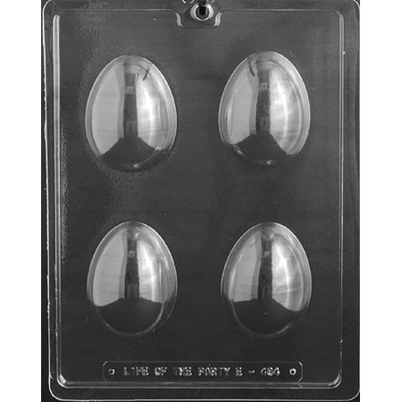Candyland Crafts Life of the Party 3D Egg Chocolate Candy Mold | For Molding Chocolate Soap or Plaster | Food Safe Plastic Durable and Reusable Chocolate Making Mold - E484 - (3 Pack)
Candyland Crafts Life of the Party 3D Egg Chocolate Candy Mold | For Molding Chocolate Soap or Plaster | Food Safe Plastic Durable and Reusable Chocolate Making Mold - E484 - (3 Pack)
