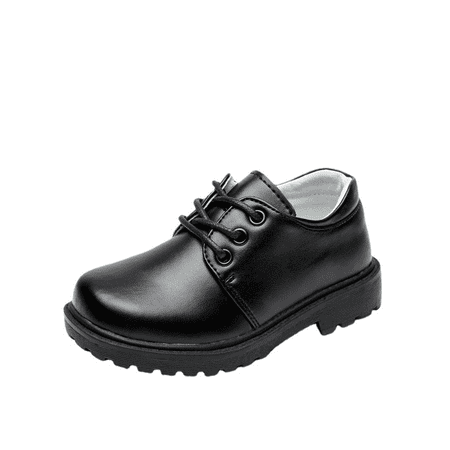 Genuine Leather Dress Shoes for Boys Pigskin Lining Formal Shoes Children