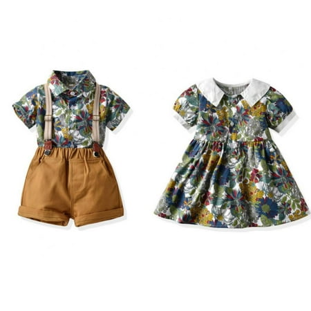 ESHOO Toddler Baby Boys Girls Brother and Sister Matching Outfits Set Casual Short Sleeve Dresses 3M-5T
ESHOO Toddler Baby Boys Girls Brother and Sister Matching Outfits Set Casual Short Sleeve Dresses 3M-5T