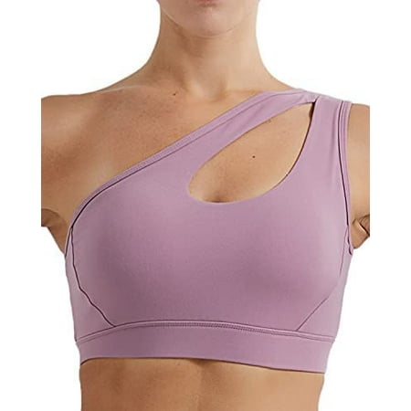 QWZNDZGR One Shoulder Sports Bra Removable Padded Yoga Top Post-Surgery Wirefree Sexy Cute Medium Support
QWZNDZGR One Shoulder Sports Bra Removable Padded Yoga Top Post-Surgery Wirefree Sexy Cute Medium Support