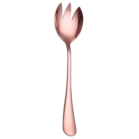 Biplut Spoon Anti-deform Comfortable to Grip 4 Colors Salad Spoon Fork for Home (Rose Gold 2)
Biplut Spoon Anti-deform Comfortable to Grip 4 Colors Salad Spoon Fork for Home (Rose Gold 2)